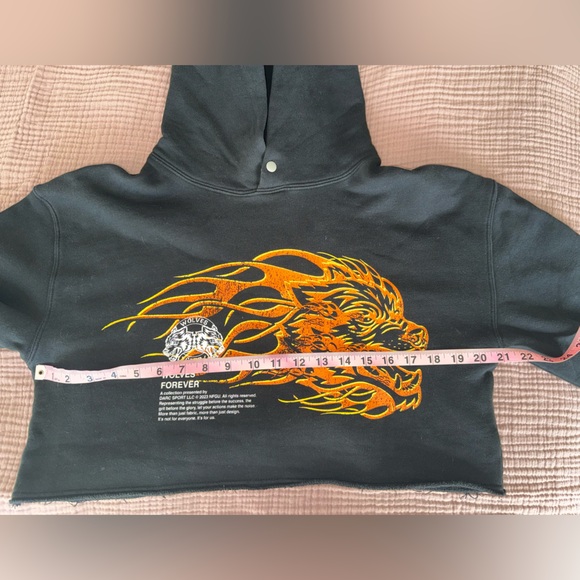 Darc Sport🖤 Hell Can’t Hold Us 🖤 Cropped Pierce Hoodie - Picture 6 of 10